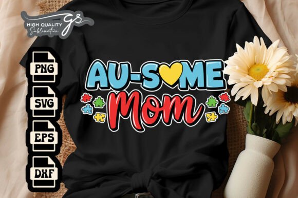 Au-some Mom SVG: An Embroidery Design Review