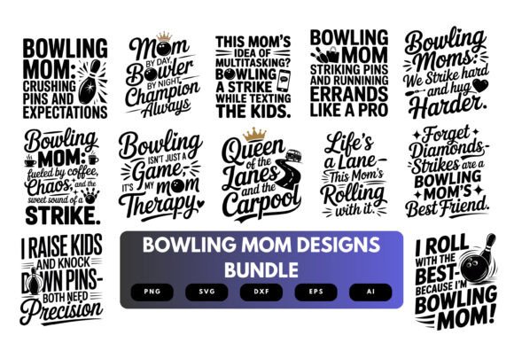 Bowling Mom SVG Bundle: A Designer’s Stitch Test