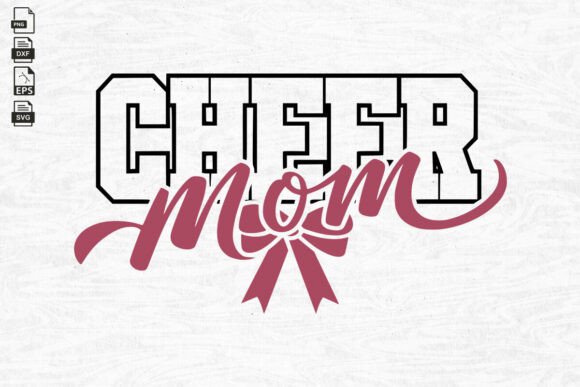 Cheer Mom Svg, Bow, Cheerleader Mom Svg Review