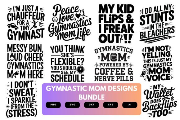 Gymnastics Mom SVG Bundle: An Embroidery Review