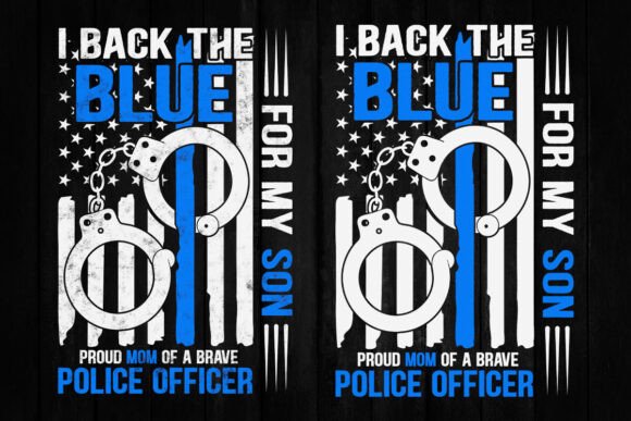 I Back the Blue for My Son Proud Mom Svg Review