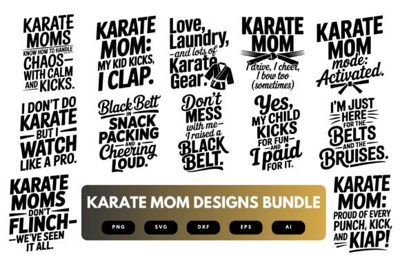 Karate Mom SVG Bundle: A Designer’s Stitch Test