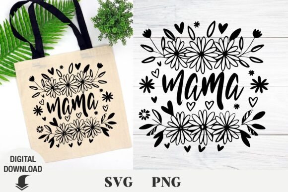 Mama SVG Review: Floral Design for Embroidery