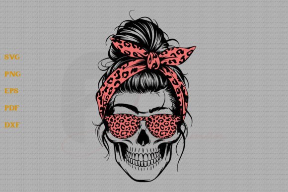 Messy Bun Skull Mom SVG: An Embroidery Review