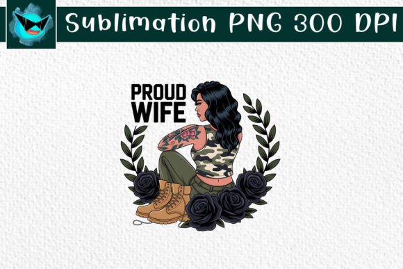 Military Wife Black Hair Veteran Mom SVG Review