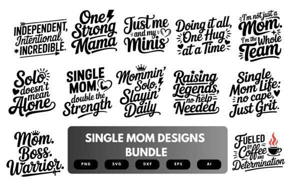 Single Mom SVG Bundle: A Designer’s Stitch Test