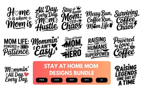 Stay-at-Home Mom SVG Bundle: A Stitcher’s Review