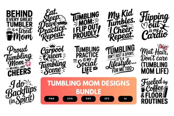 Tumbling Mom SVG Bundle: An Embroidery Review