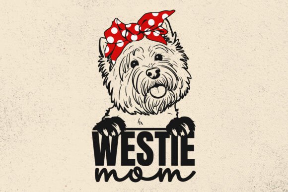 West Highland Terrier Mom SVG: Embroidery Review