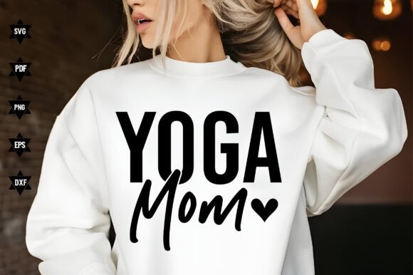 Yoga Mom SVG Design: A Versatile Embroidery Asset
